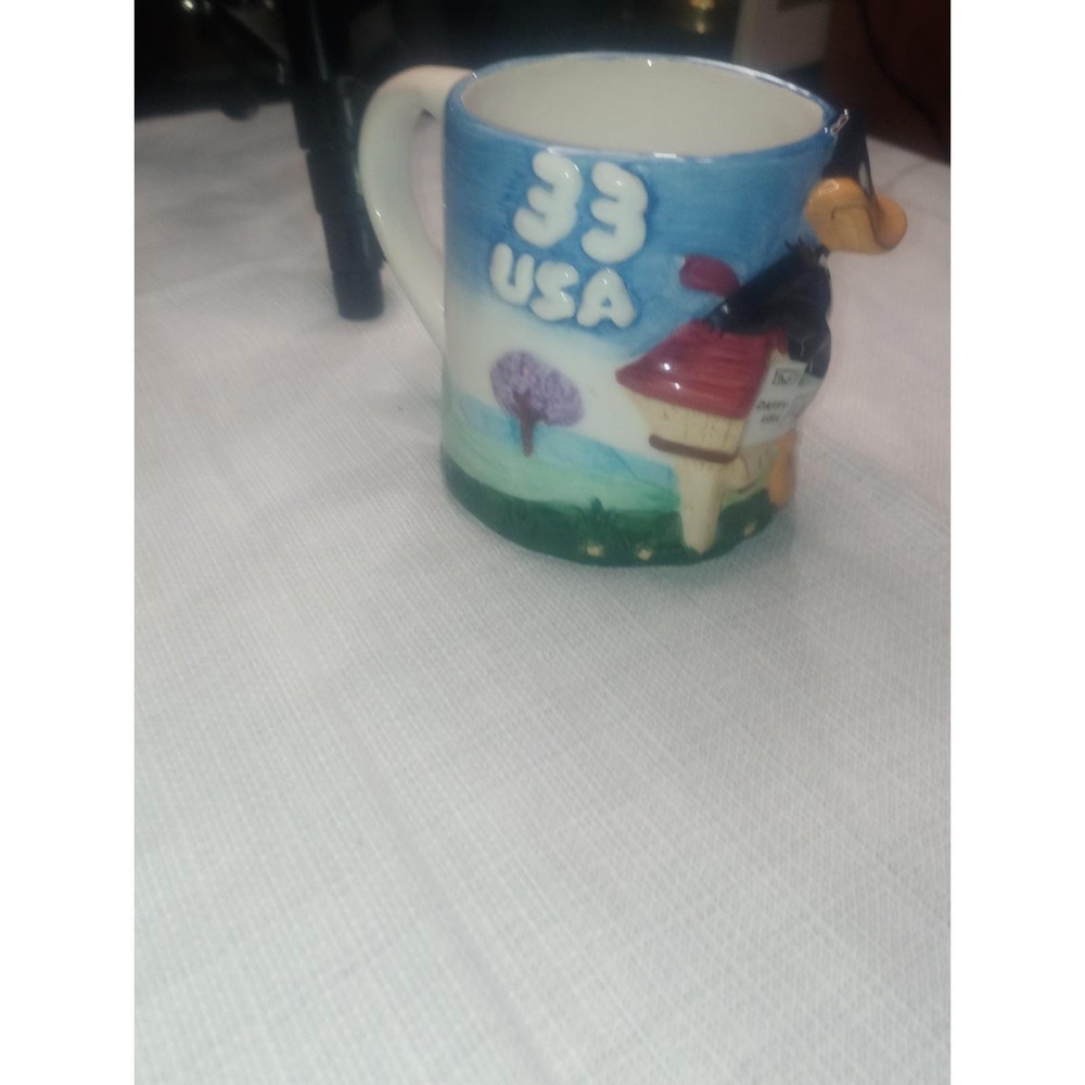 Vintage Daffy Duck Looney Tunes Warner Bros.‎ 3D Mug 33 USA 1999
